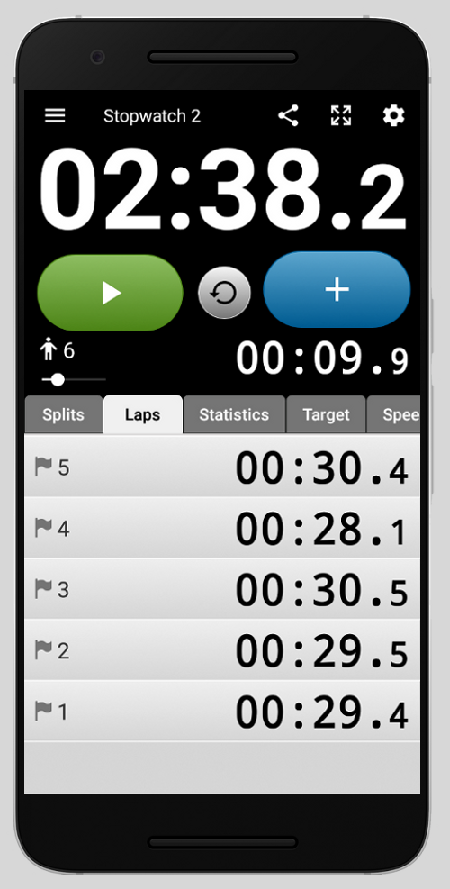 Stopwatch X: Sports Lap Timer for Android - Free App Download