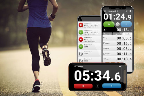 Chronus stopwatches for Android - Designed for sports